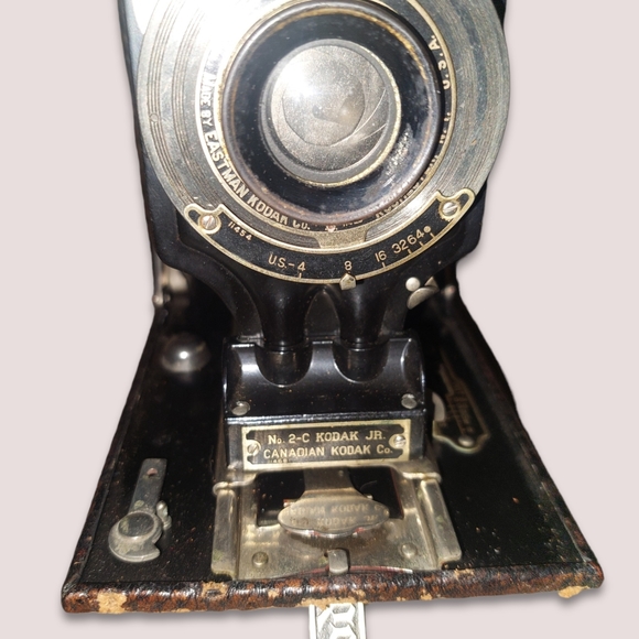 Kodak No.2-C Junior 130 Autographic Film Roll Rare Antique Fold Camera 1916-1927 - Picture 3 of 8